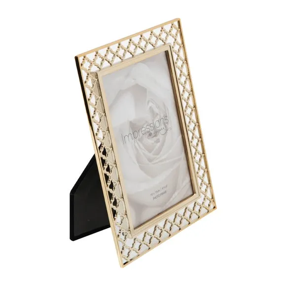 Impressions Lattice Cut Photo Frame 4