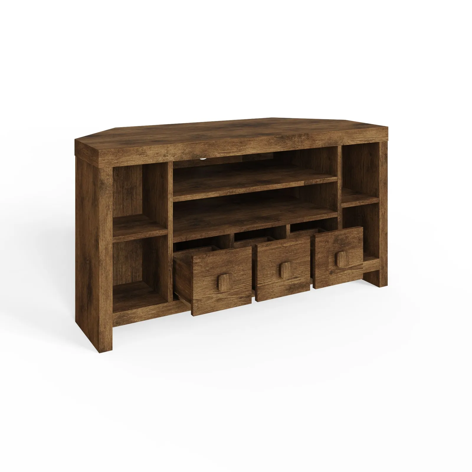 GFW Jakarta Corner TV Unit in Brown 3