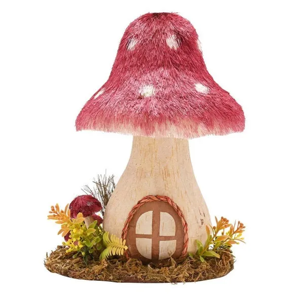 Country Living Mushroom House Ornament
