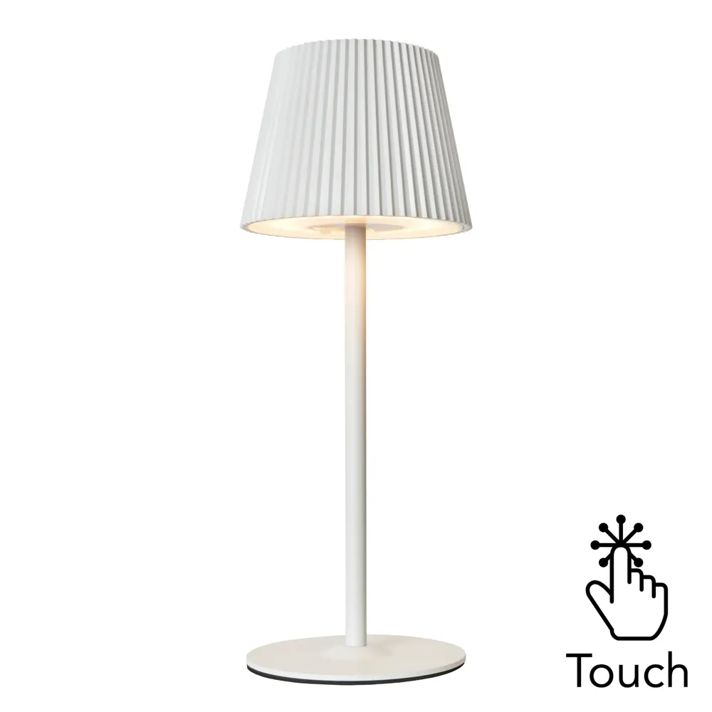 Esther Rechargeable Table Lamp, White 1