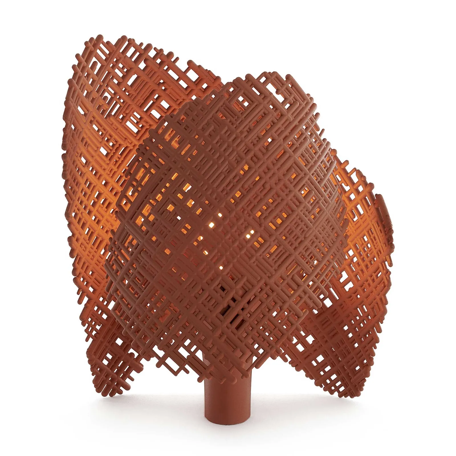 Kartell Tea Table Lamp 28X21X32.5 Terracotta, Orange | Barker & Stonehouse 3