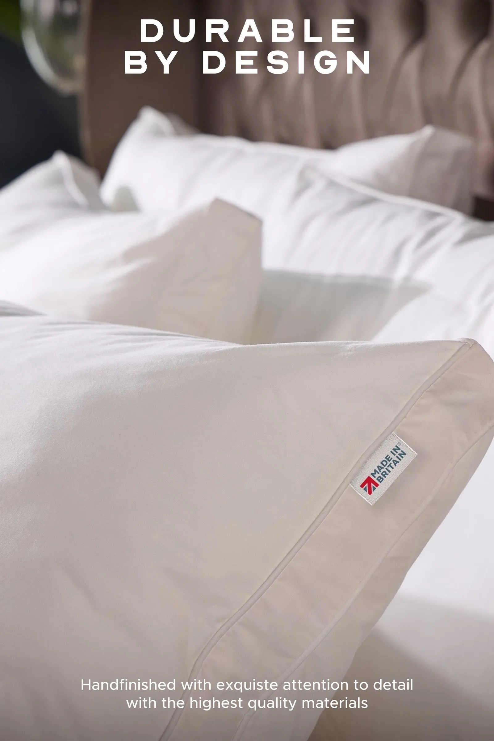 Snuggledown 4 Pack Retreat Indulgent Cotton Soft Support Pillow in White 5