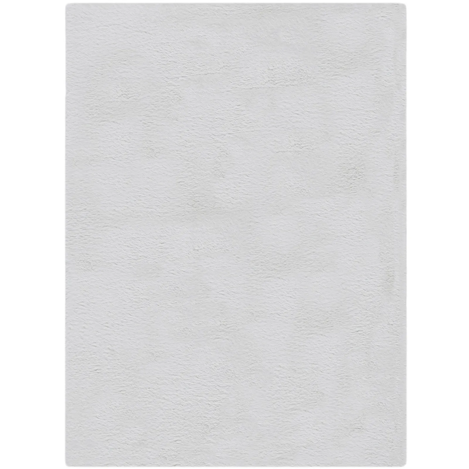 Dorma Purity Luxury Faux Fur Rug White