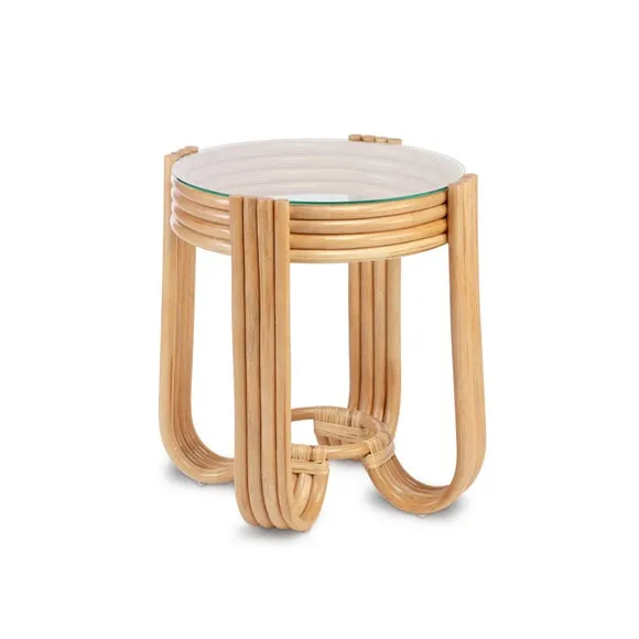Desser Pretzel Rattan Side Table 2