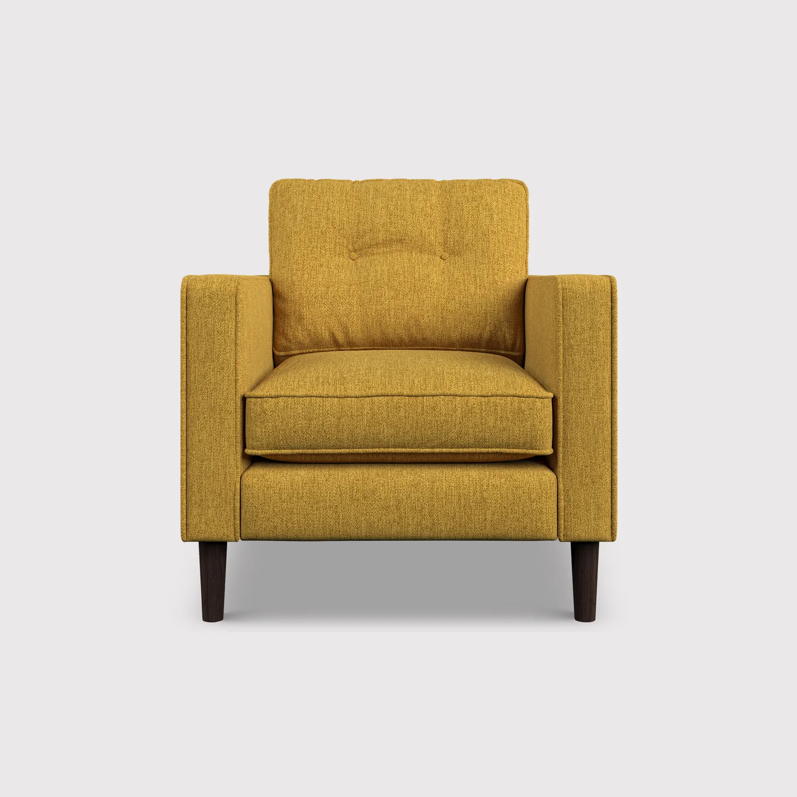 Orla Kiely Ebben Armchair, Yellow Fabric | Barker & Stonehouse 1
