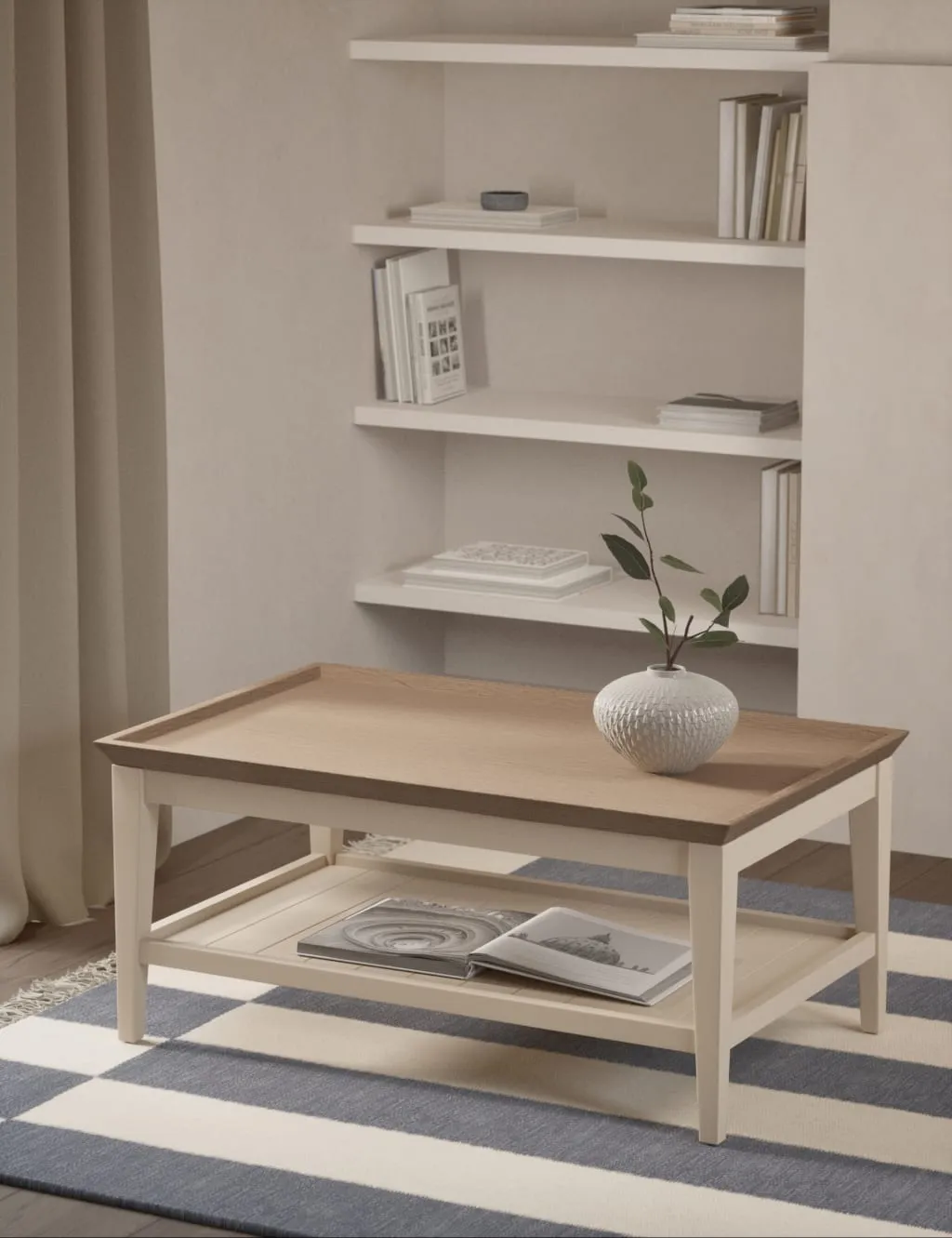 M&S Sandbanks Coffee Table Neutral