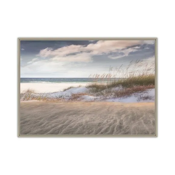 Amongst The Sea Grasses Framed Canvas 2
