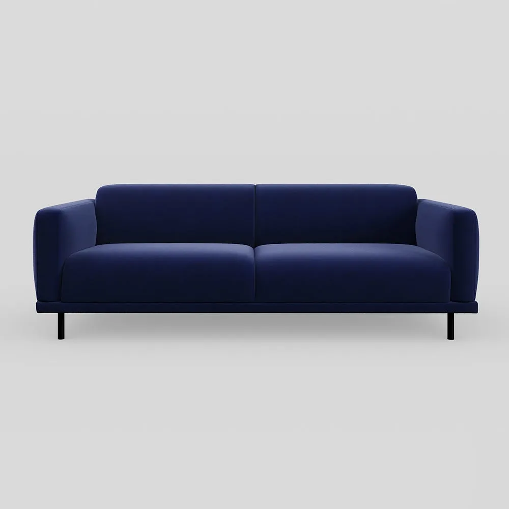 Heal's Harri 4 Str Sofa Smart Luxe Velvet Midnight 1