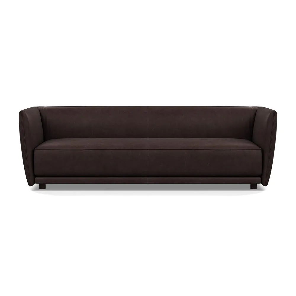Heal's Valley 4 Seater Sofa Hertiage Dark Walnut Walnut Stain Feet 1