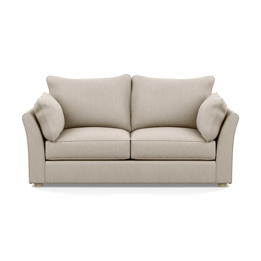 Heal's Tailor 3 Seater Sofa Broadweave Putty Natural Beech Feet 1
