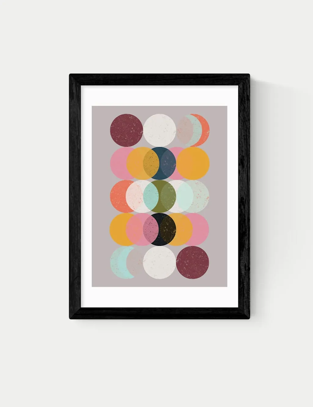 East End Prints Moods and Moons Framed Art Print Black