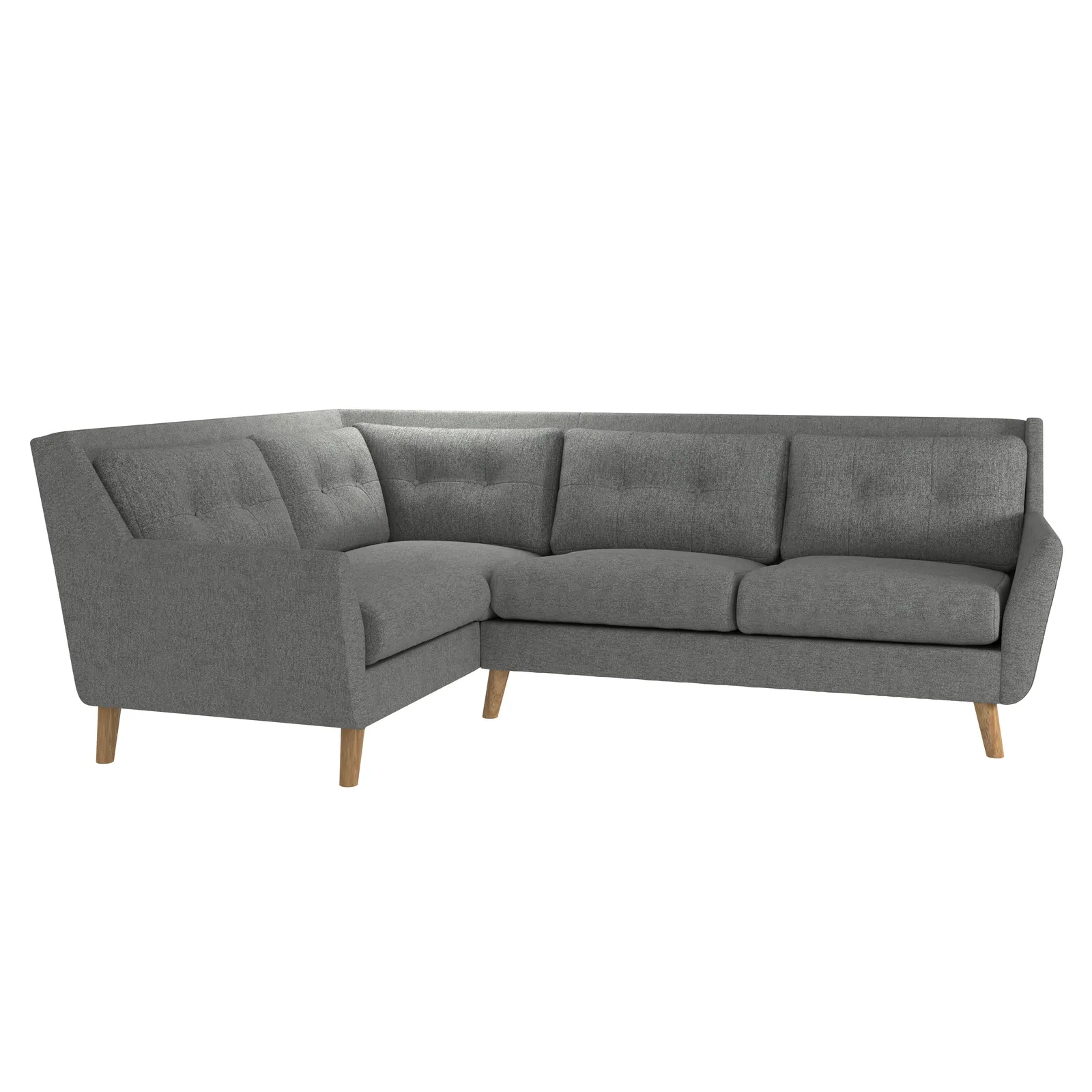 Halston Fabric Corner Sofa Grey
