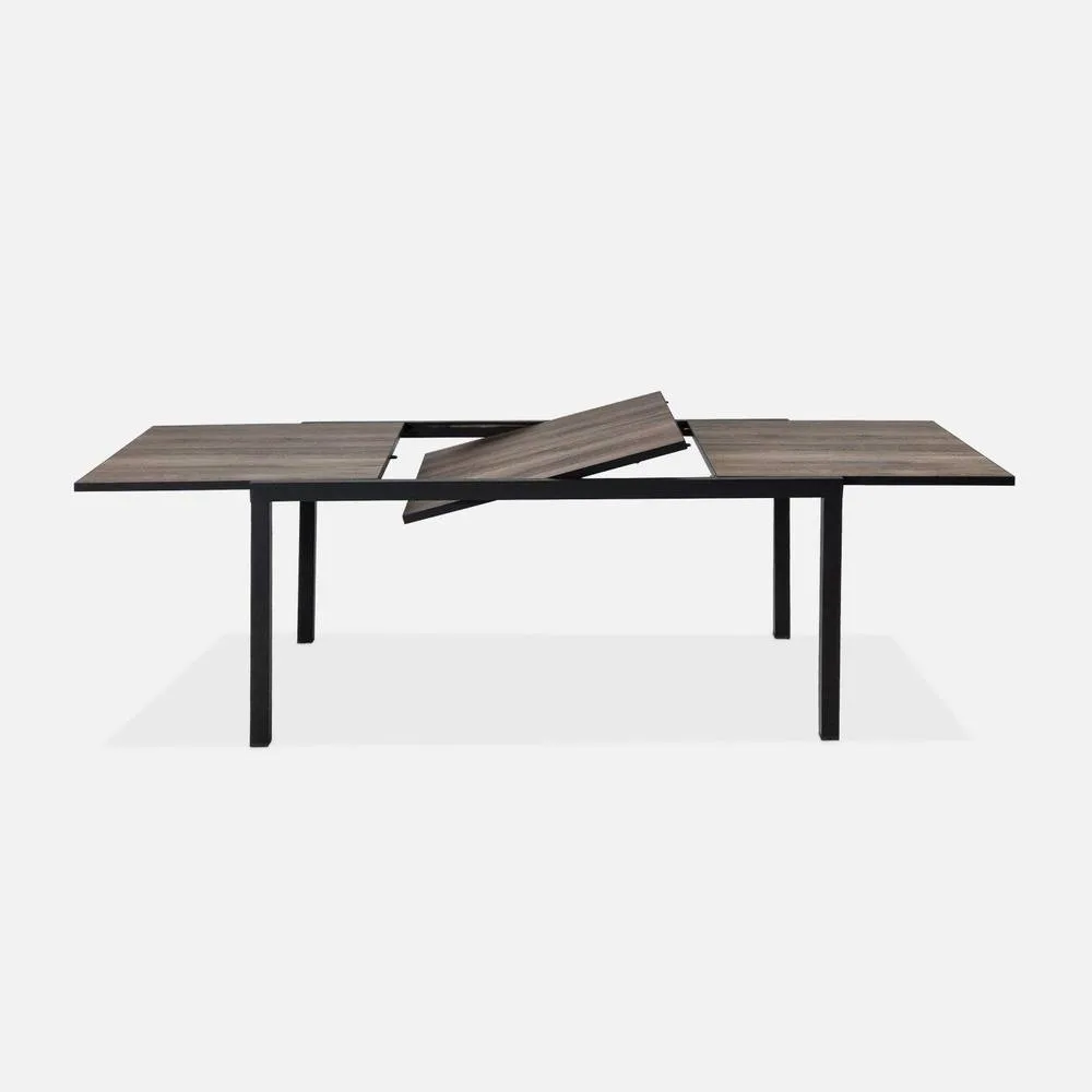 sweeek 8-seater Extendable Outdoor Table in Brown 2