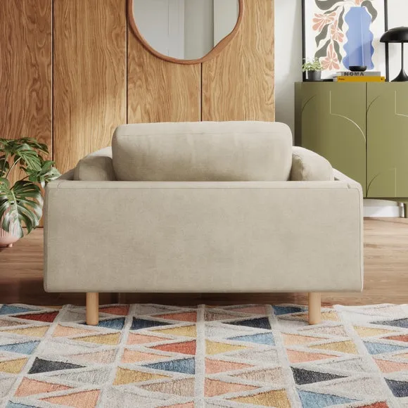 Newton Luxe Chenille Snuggle Chair 3