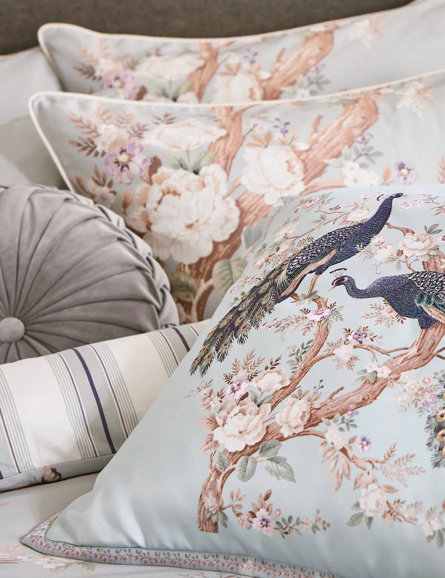 M&S Laura Ashley Pure Cotton Belvedere Sateen Bedding Set