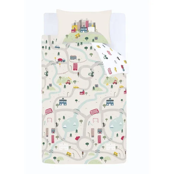 Bianca Transport 100% Cotton Duvet Cover & Pillowcase Set 5