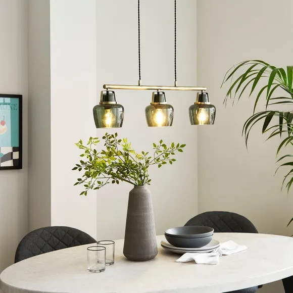 Auburn Modern 3 Light Adjustable Diner Ceiling Light 1