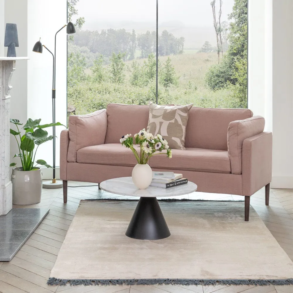 Heal's Sonno 2 Str Sofa Grain Leather Graphite 063 Natural Feet 3
