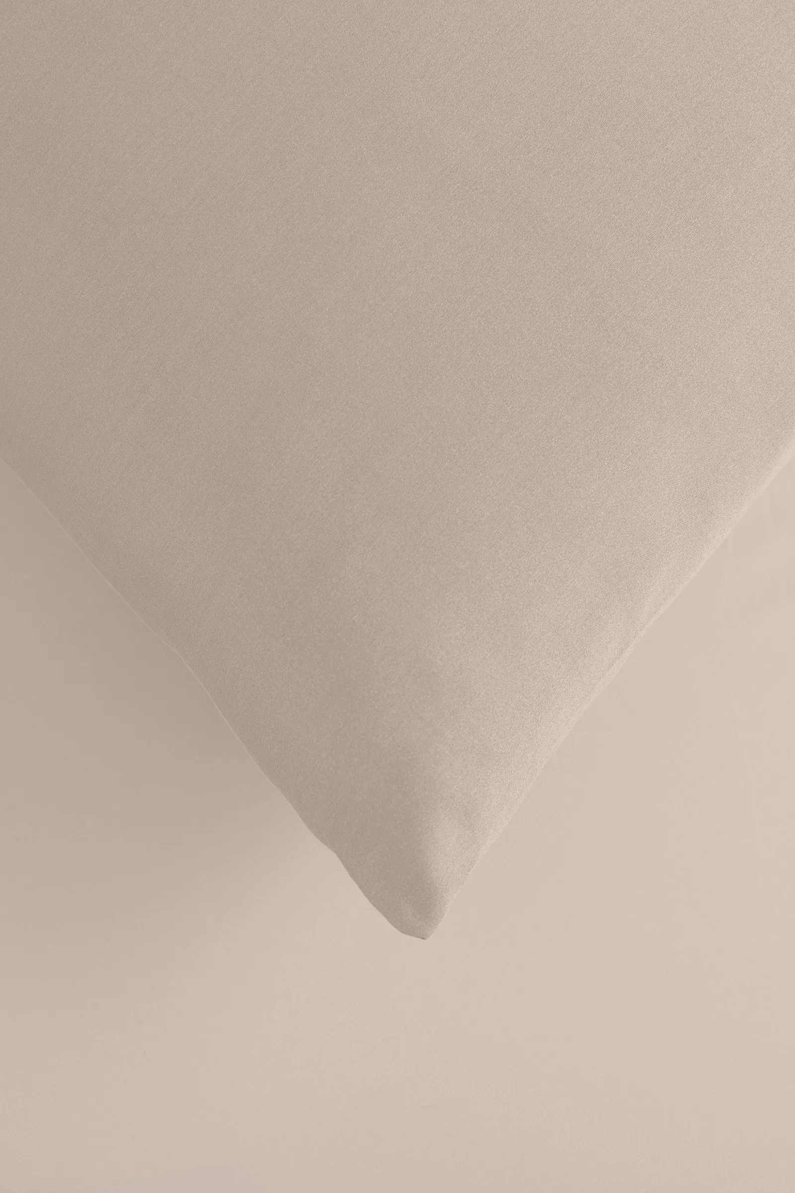 Bianca 400 Thread Count Cotton Sateen Standard Pillowcases in Beige 3