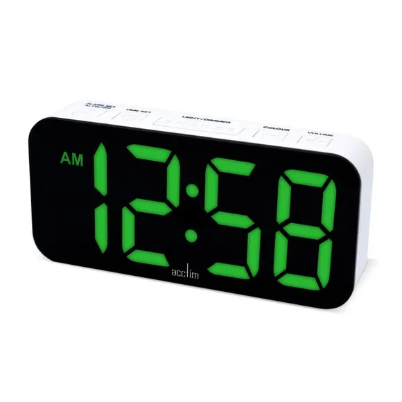 Acctim Jaxon Multicoloured LED Alarm Clock 4