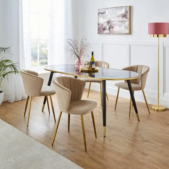 Kendall Dining Chair, Velvet 2