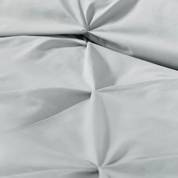 Serene Lara Duvet Cover & Pillowcase Set White 4
