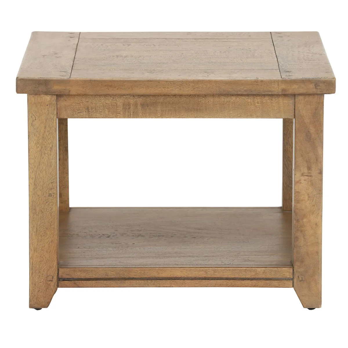 Antix Lamp Table With Shelf Smokehouse Distress