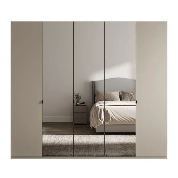 Wiemann Kahla 5 Door Mirrored Wardrobe 2