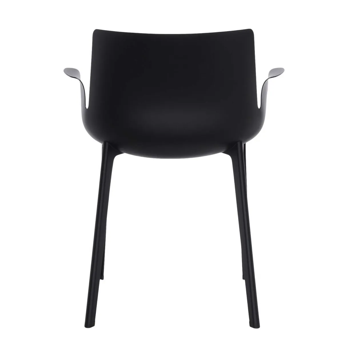 Kartell Piuma Dining Chair, Black Plastic | Barker & Stonehouse 5