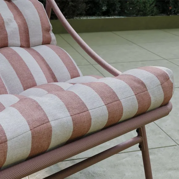 Stripe Cushion Bistro Set 2
