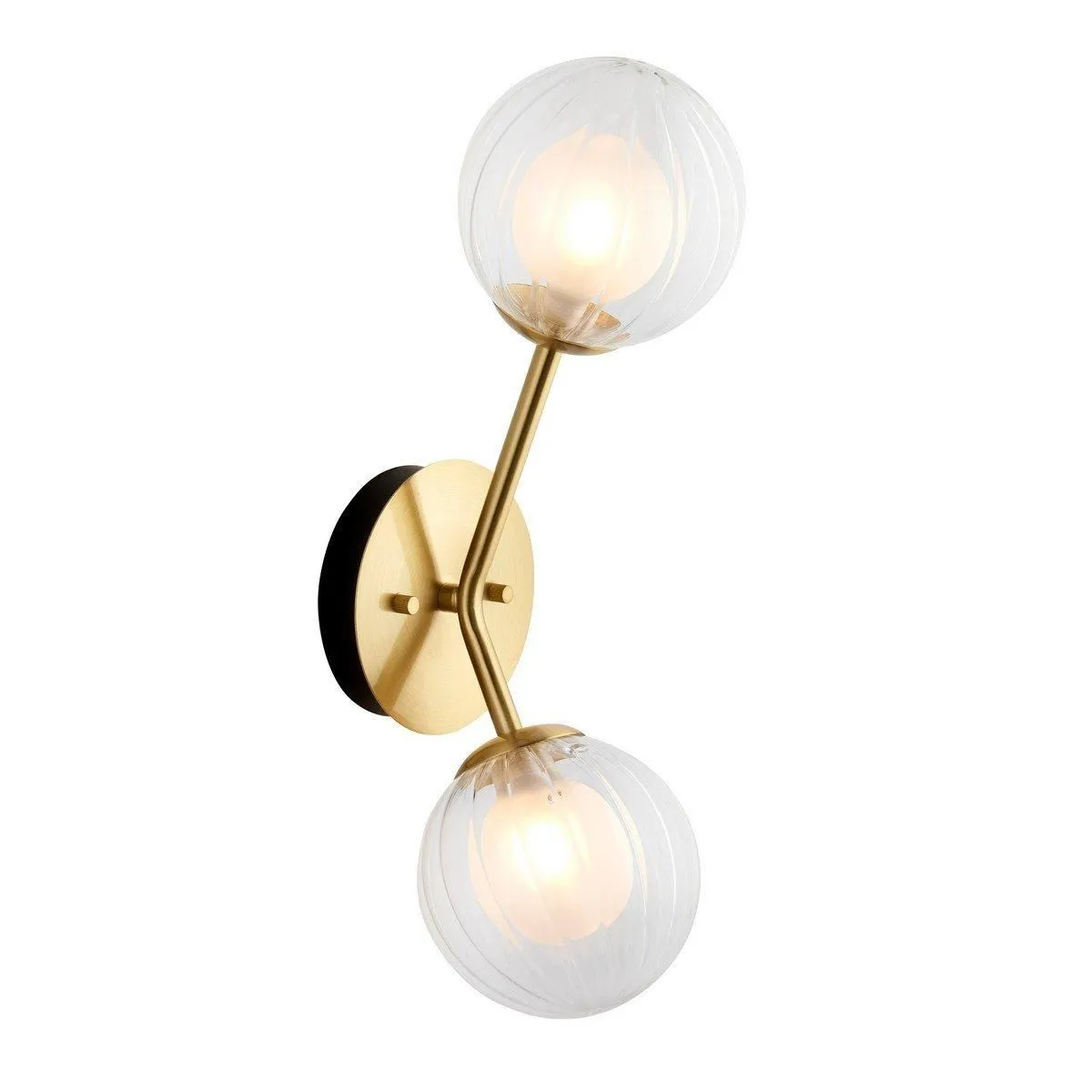 Netlighting 'ROME' Dimmable Stylish Contemporary Indoor Decorative Metal Wall Lamp in Yellow