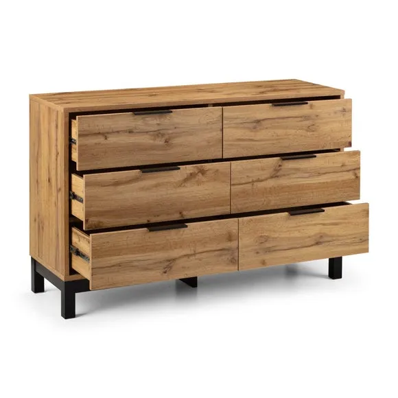 Bali Wide 6 Drawer Chest 4