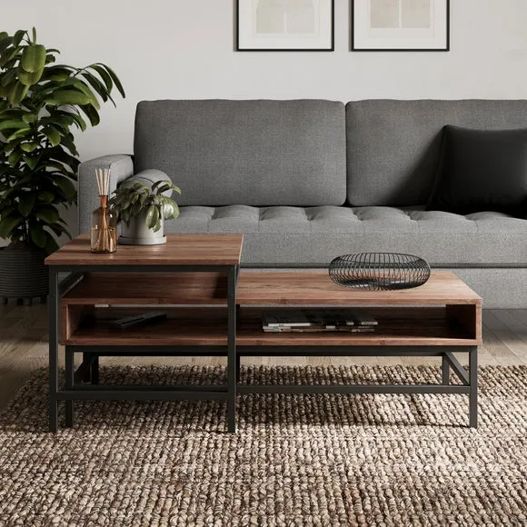 Fulton Square & Rectangular Nesting Coffee Tables