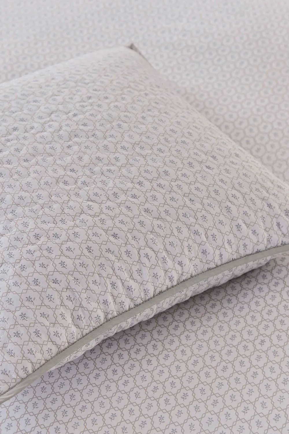 Murmur 'Florin' Cotton Cushion in Light Beige 2