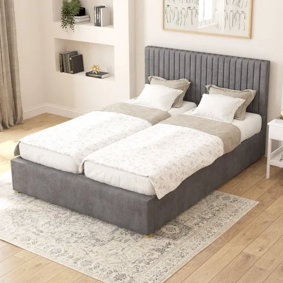 Grant Plush Velvet Adjustable Bed 1