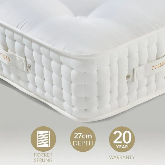 Dorma Natural Ultimate 3200 Pocket Calico Spring Alpaca & Horsehair Mattress
