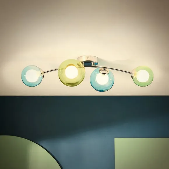 Eliza 4 Light Semi Flush Ceiling Light 2