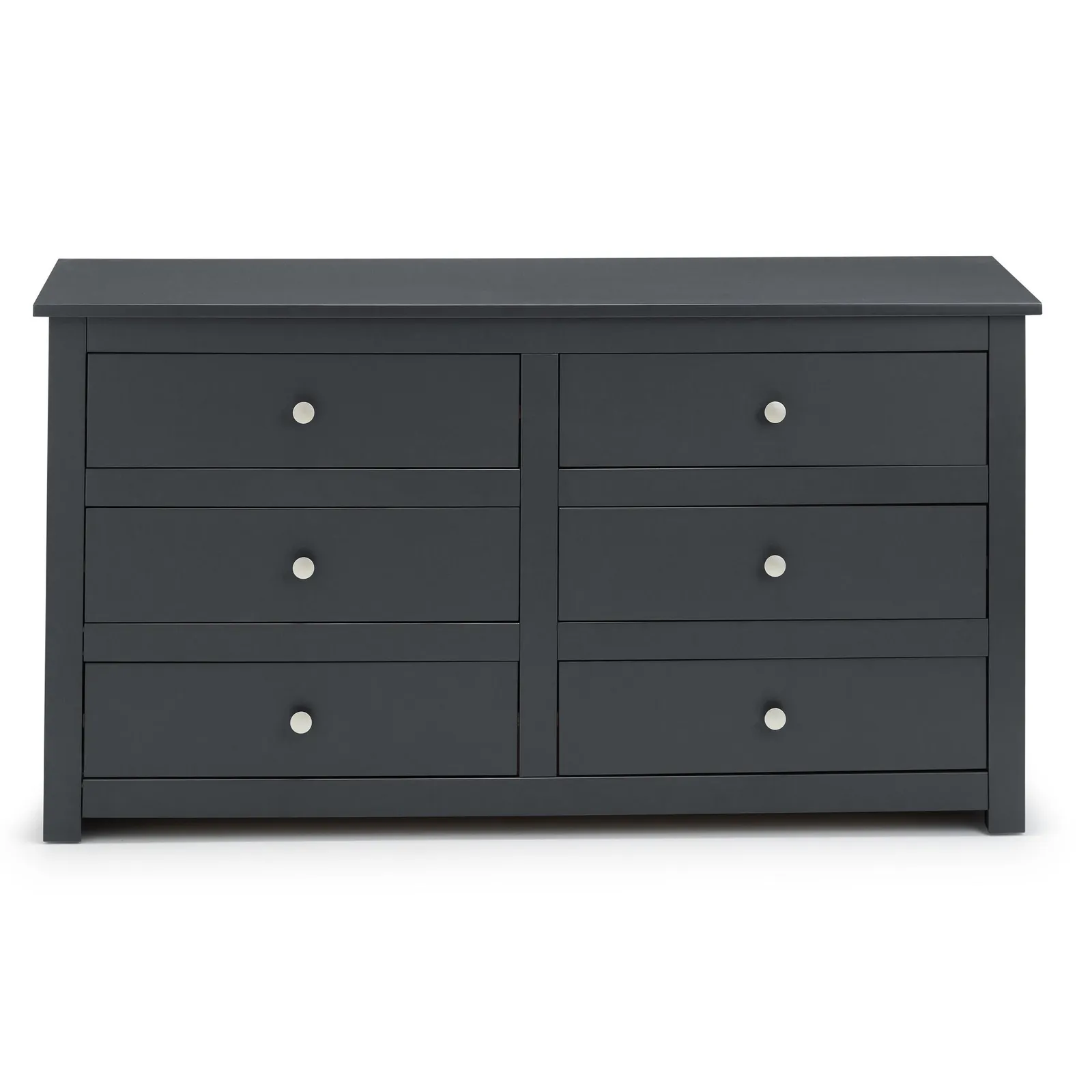Radley 6 Drawer Chest, Dark Grey