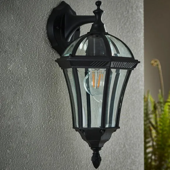 Vogue Drayton Outdoor Wall Light Black 3