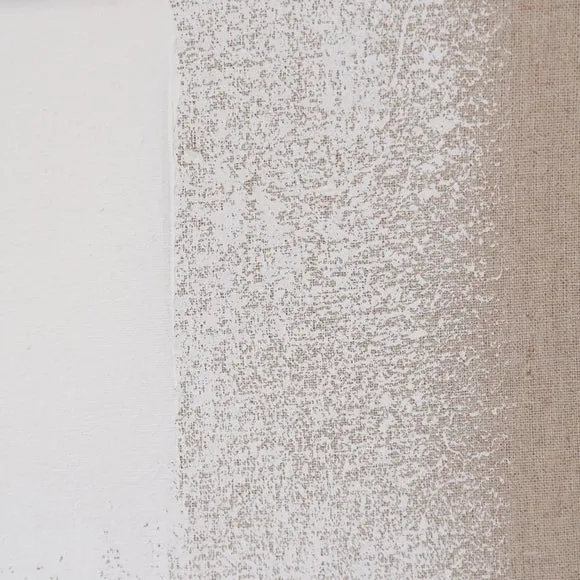 White and Natural Textured Framed Canvas 4