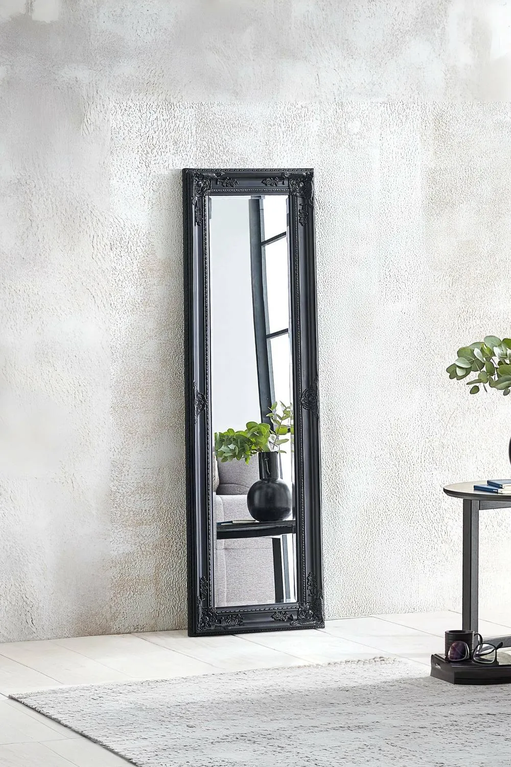 Julian Bowen Palais Dressing Mirror in Black 1