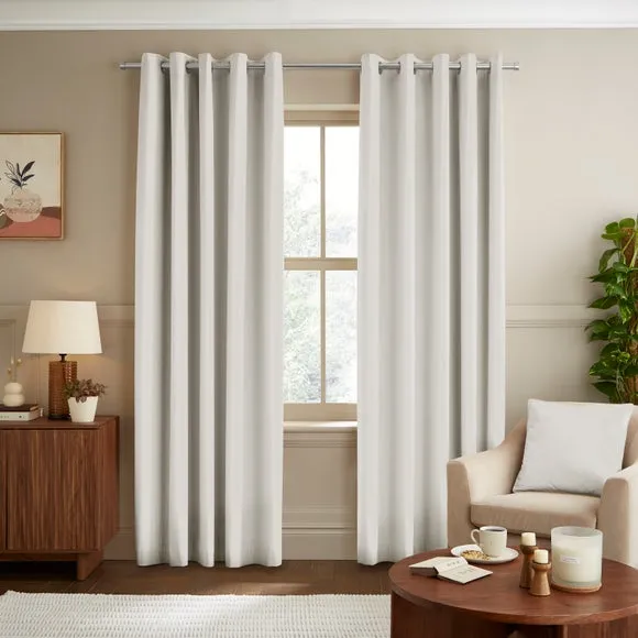 Luxe Velour Eyelet Curtains (Blackout Available) 2