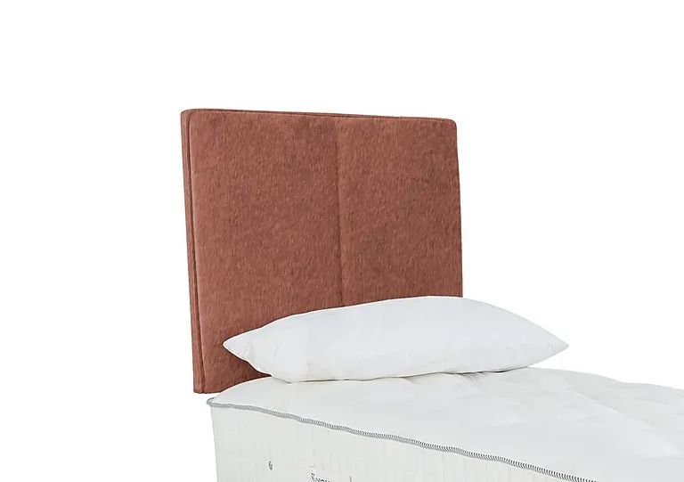 Haig Strutted Headboard - Single - Burnt Orange
