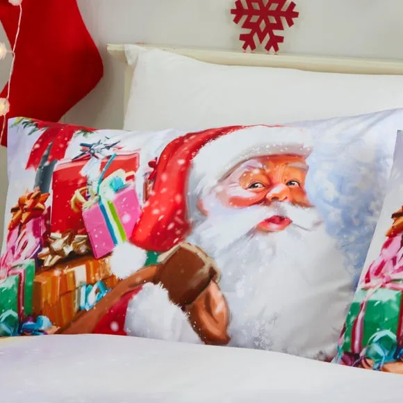 Fusion Santa & Snowy Duvet Cover & Pillowcase Set 2