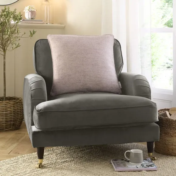 Churchgate Swithland Herringbone Square Cushion Cover