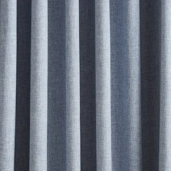 Chambray Microfibre Tab Top Curtains 3