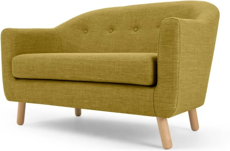 Lottie 2 Seater Sofa, Olive Green