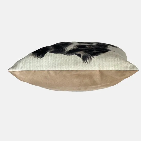 Christine Varley Border Collie Square Cushion 3