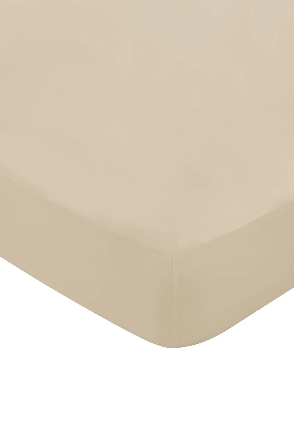 1951 'Luxury 400 Thread Count' Cotton Sateen Fitted Sheet in Gold