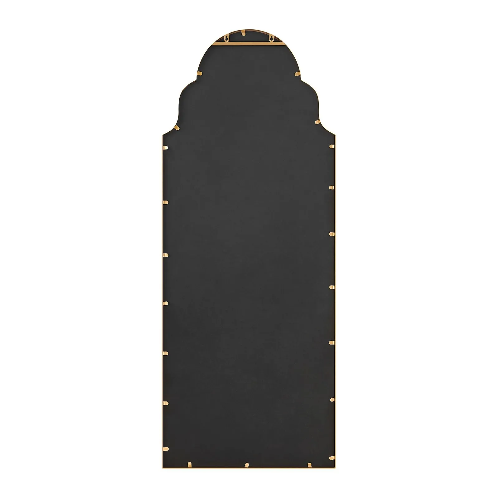 FurnitureboxUK Hima Metal Framed Moroccan Arch Glam Wall Mirror in Gold 5